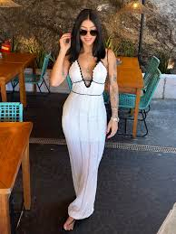 Fashion Color-Block V-Neck Halter Tie Backless Knit Dress for Women review Ava Reynolds