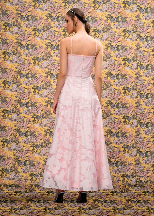 Elegant Strapless Square Neck Evening Gown review Abigail Turner