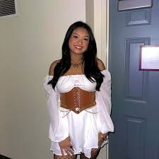 Elegant Seduction Color-Block Off-Shoulder Bodycon Dress with Puff Sleeves review Zoe Mitchell