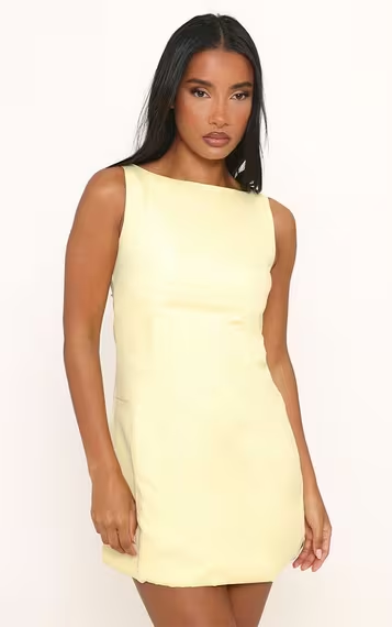 Sleeveless Back Zip Short Fitted Dress review Olivia Bennett