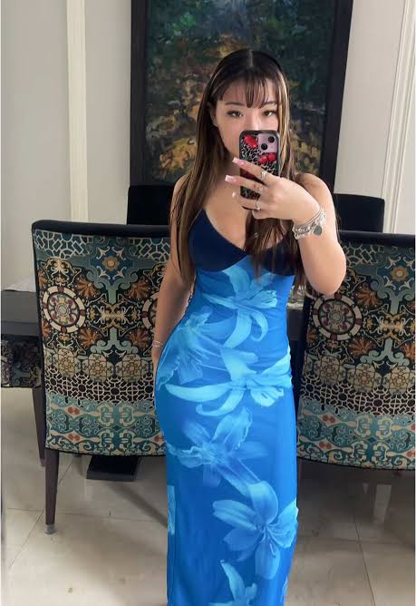 Trendy Printed Mesh V-Neck Contrast Color Bodycon Midi Dress review Marcus Johnson