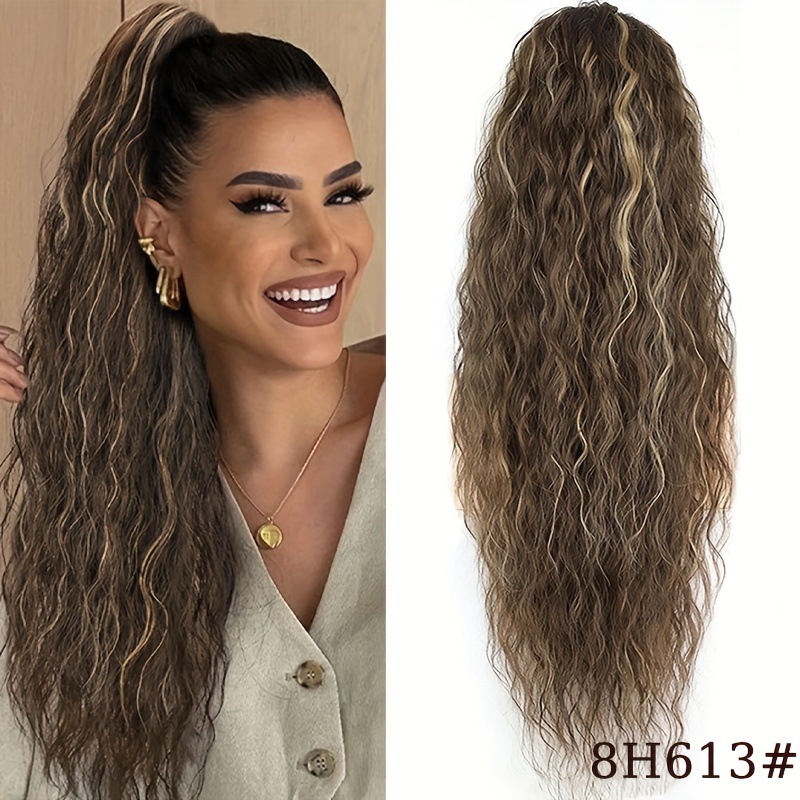 Corn Perm Drawstring Wig Braid Ponytail