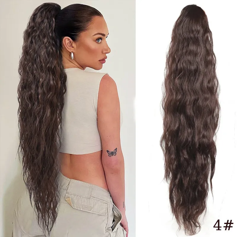 Corn Perm Drawstring Wig Braid Ponytail