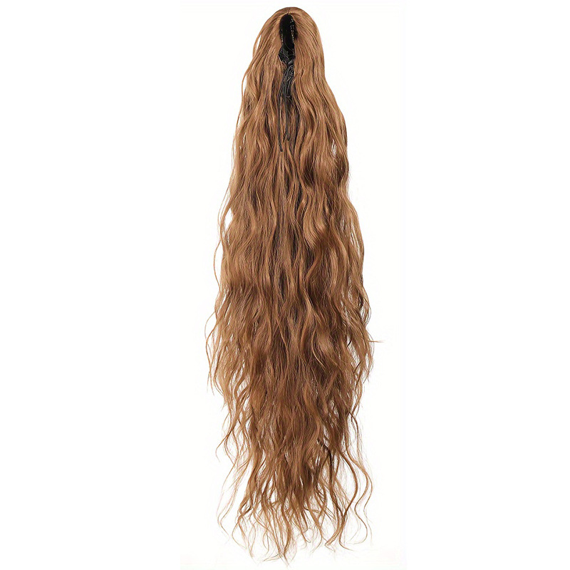 Corn Perm Drawstring Wig Braid Ponytail