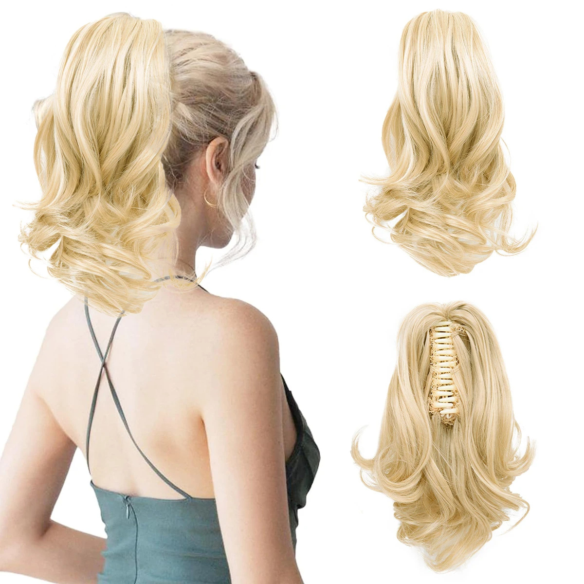 Fluffy Synthetic Fiber Hair Ponytail