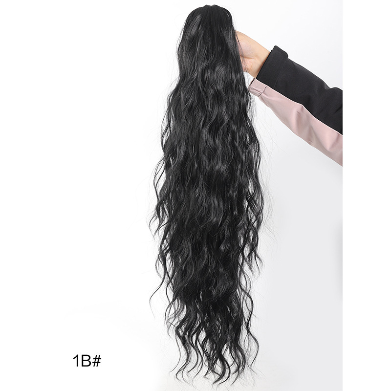 Natural Fluffy Long Hair Braid Fake Ponytail