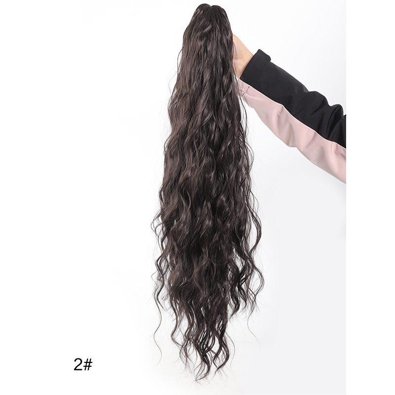 Natural Fluffy Long Hair Braid Fake Ponytail