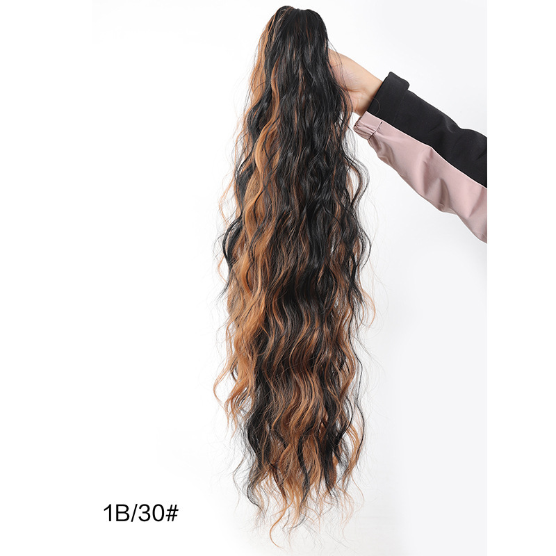 Natural Fluffy Long Hair Braid Fake Ponytail