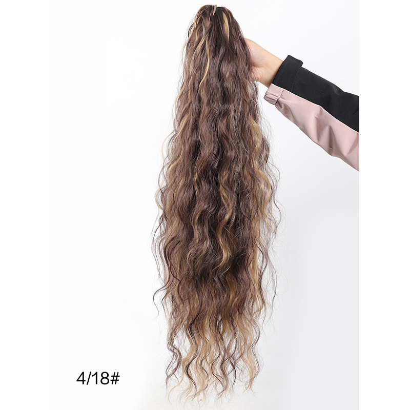 Natural Fluffy Long Hair Braid Fake Ponytail