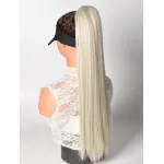 Natural Simulated Straight Hair High Ponytail