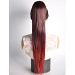 Natural Simulated Straight Hair High Ponytail