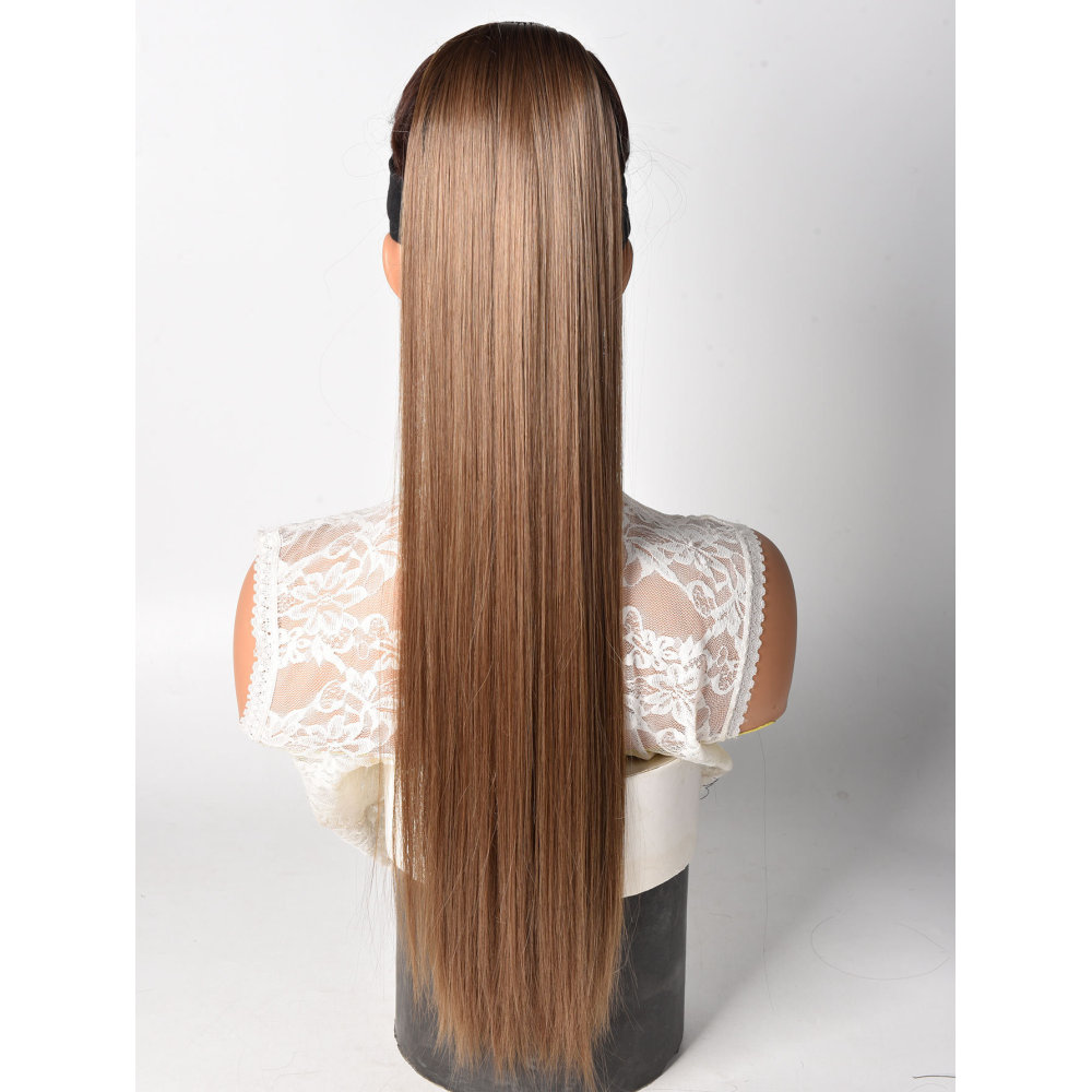 Natural Simulated Straight Hair High Ponytail