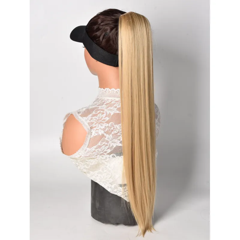 Natural Simulated Straight Hair High Ponytail