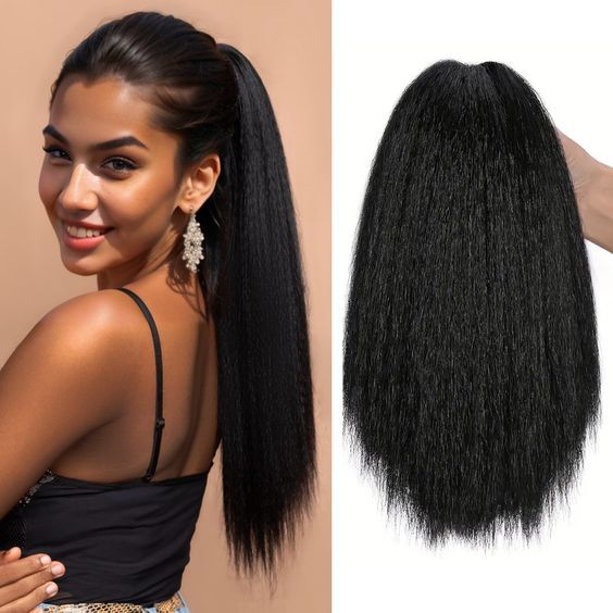 Fluffy and Elegant Hair Volume Grab Ponytail