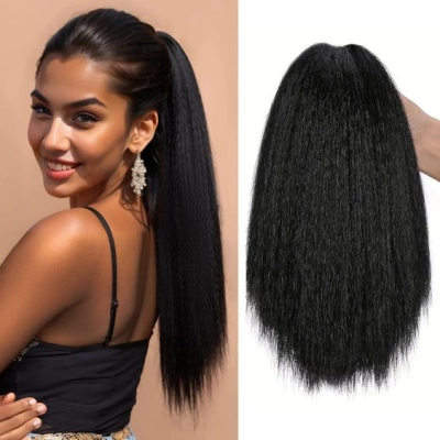 Fluffy and Elegant Hair Volume Grab Ponytail 01