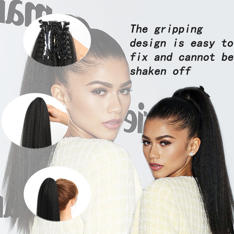 Fluffy and Elegant Hair Volume Grab Ponytail