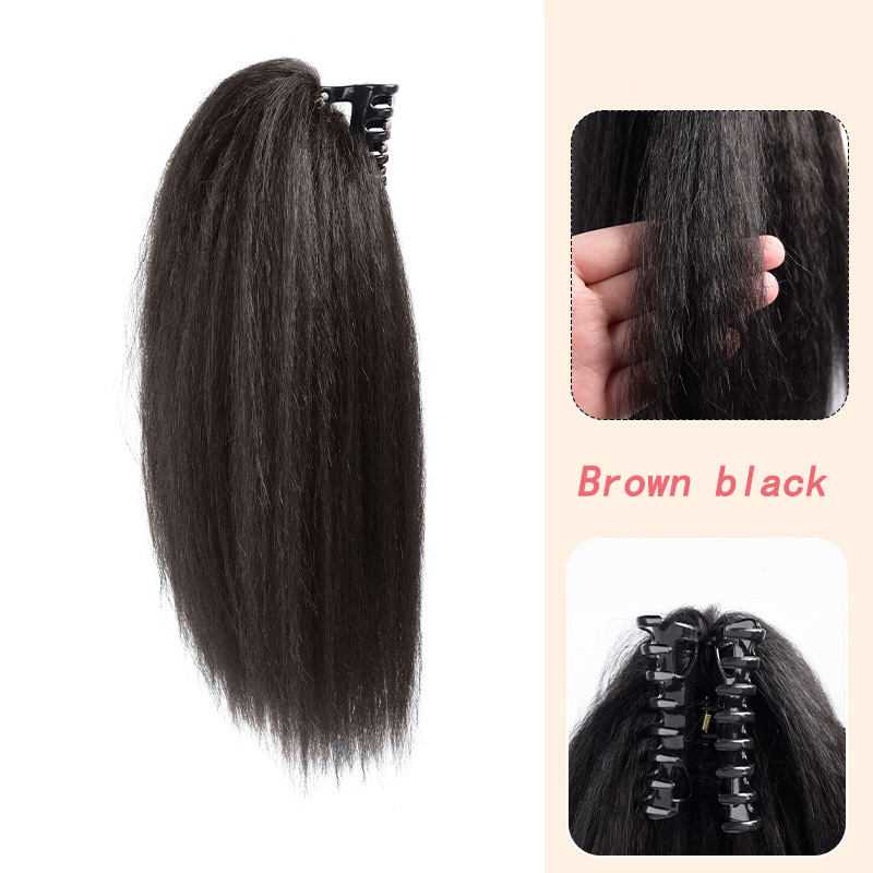Fluffy and Elegant Hair Volume Grab Ponytail