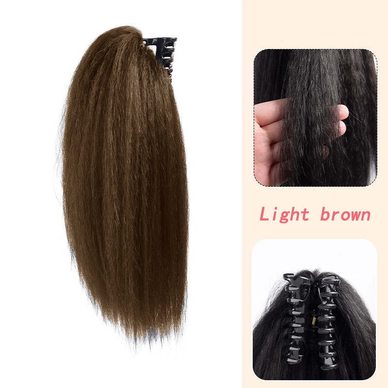 Fluffy and Elegant Hair Volume Grab Ponytail
