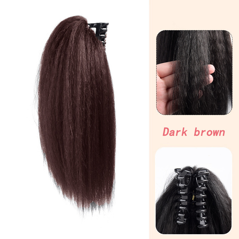 Fluffy and Elegant Hair Volume Grab Ponytail