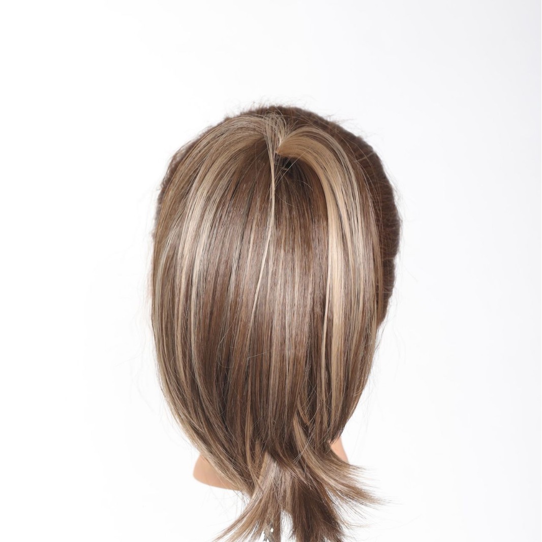 Fluffy Short Straight Hair Wig Ponytail Grabber