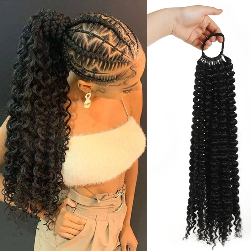 Wrap-around Hair Extensions Ponytail and Dreadlocks