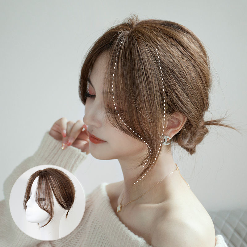 3D Figure Bangs Wig Female Replacement Hair Piece