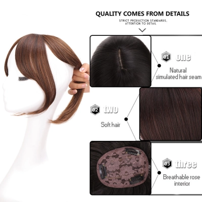 3D Figure Bangs Wig Female Replacement Hair Piece 02