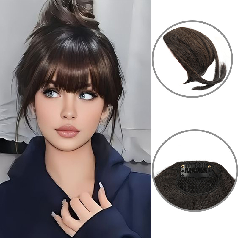 Face-shaping One-piece BB Clip with Bangs