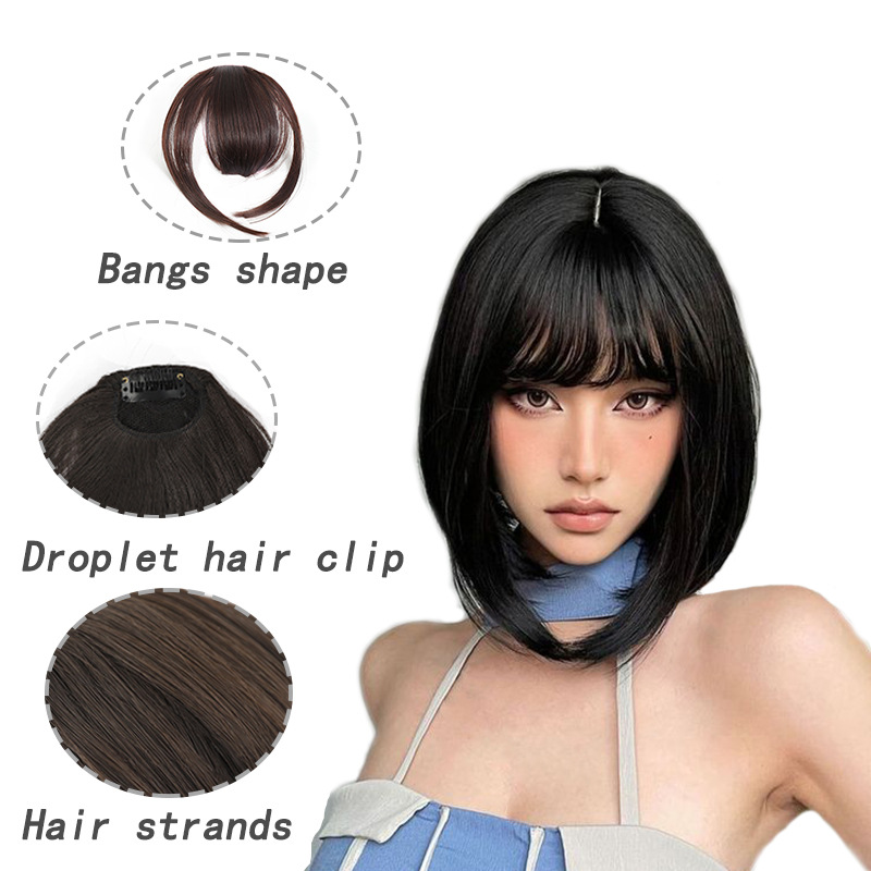 Face-shaping One-piece BB Clip with Bangs