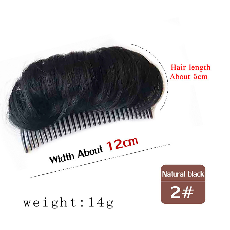 Insert Comb Style Hair Bag Fluffy Hair Pad