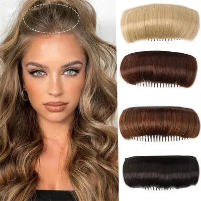 Insert Comb Style Hair Bag Fluffy Hair Pad 01
