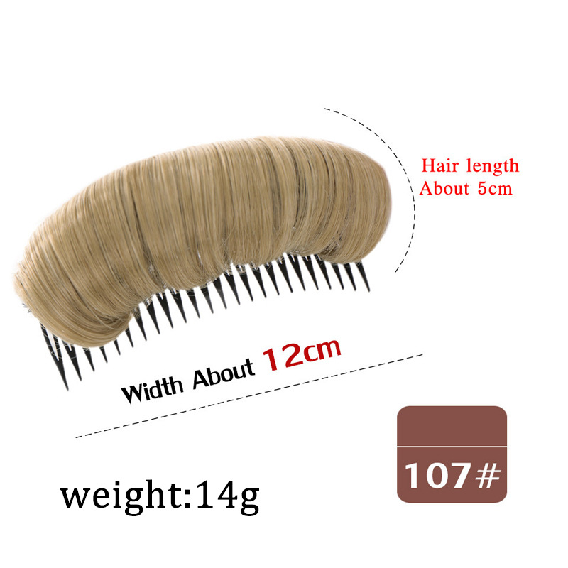 Insert Comb Style Hair Bag Fluffy Hair Pad