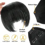 Thickened and Fluffy Bangs Three-card Replacement Hair Piece