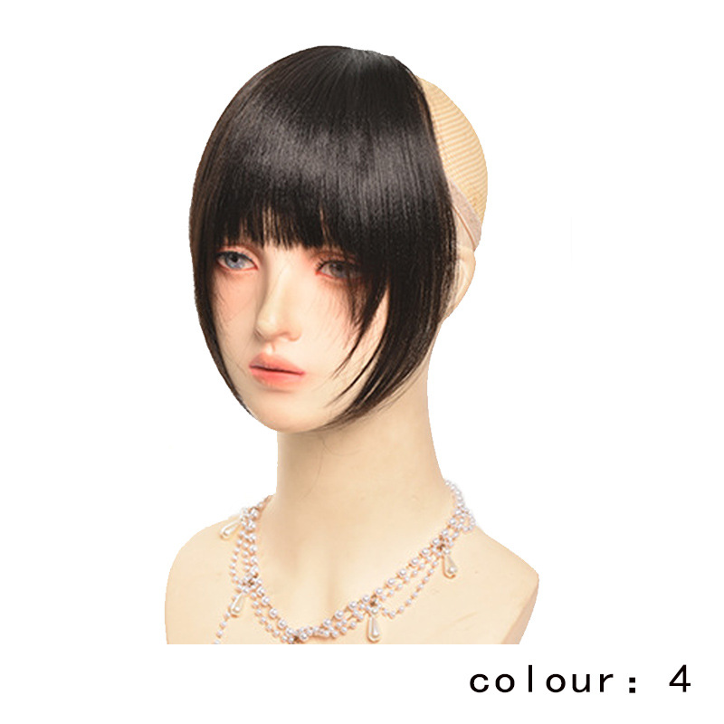 Thickened and Fluffy Bangs Three-card Replacement Hair Piece