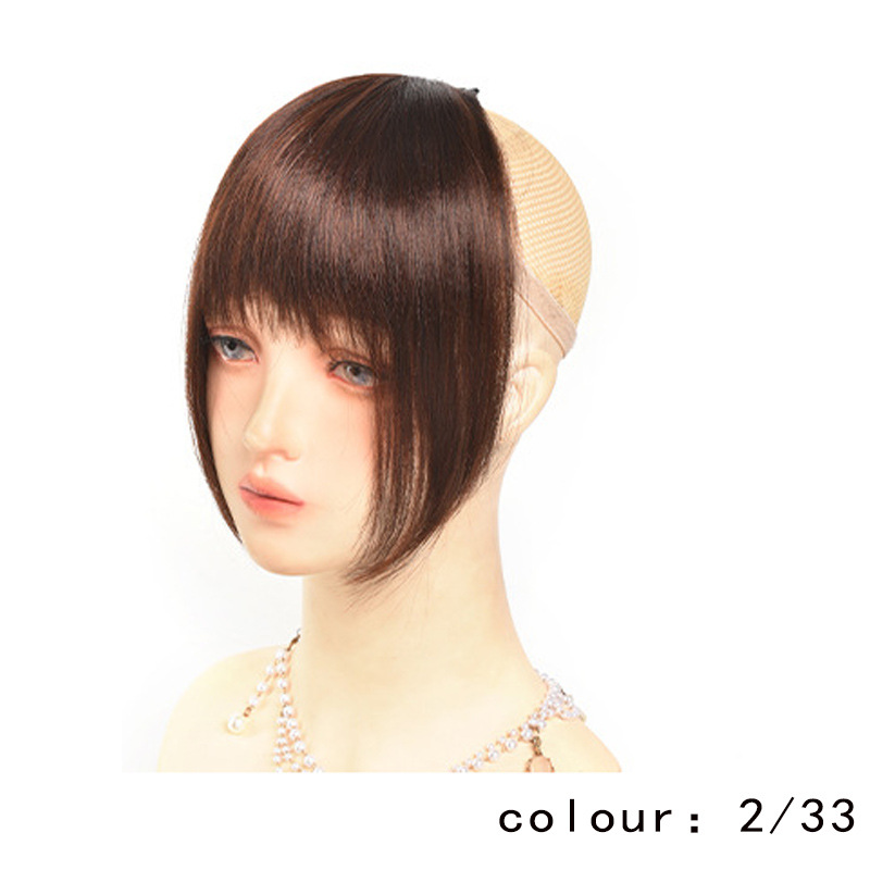 Thickened and Fluffy Bangs Three-card Replacement Hair Piece