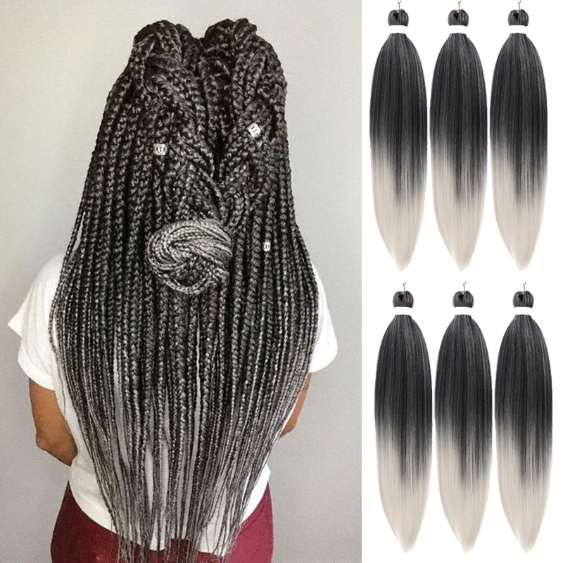 45CM Natural Simulated Braided Dreadlocks Wig