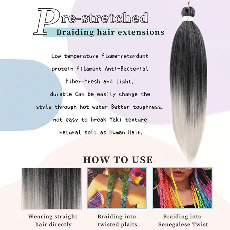 45CM Natural Simulated Braided Dreadlocks Wig