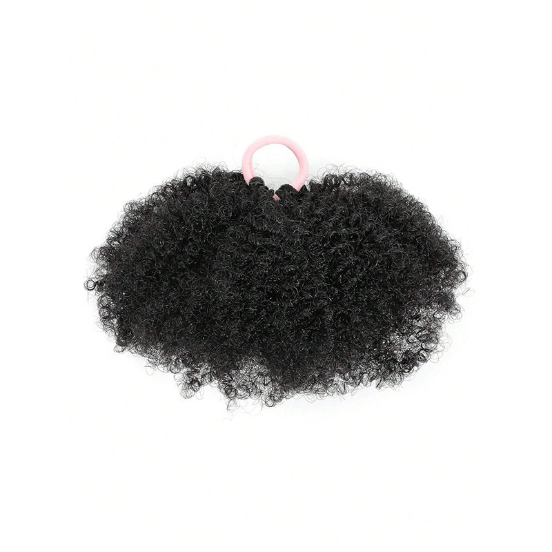 Ponytail Pink Rubber Band Children’s Afro Hair