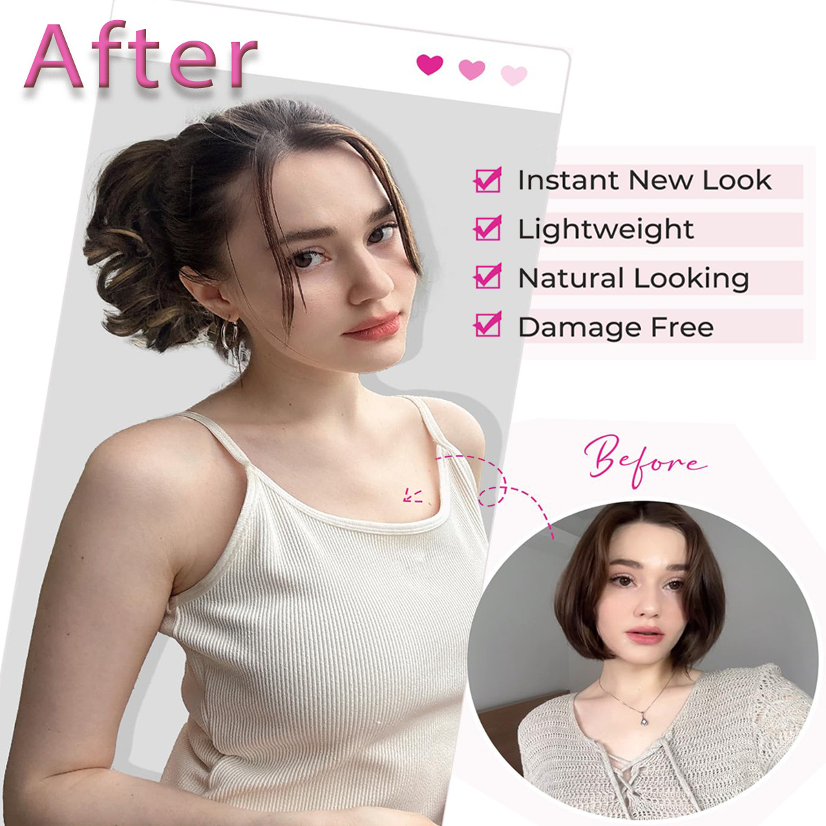Big Grabber Natural Simulated Ponytail