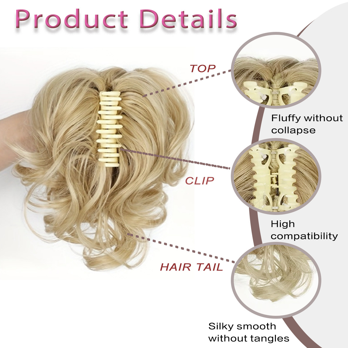 Big Grabber Natural Simulated Ponytail
