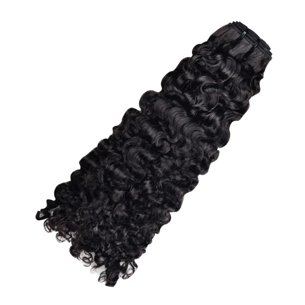 Burmese curls bundles human hair