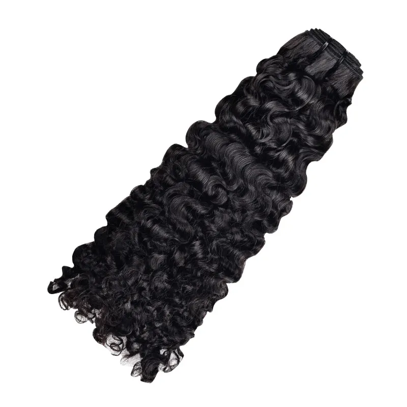 Burmese curls bundles human hair