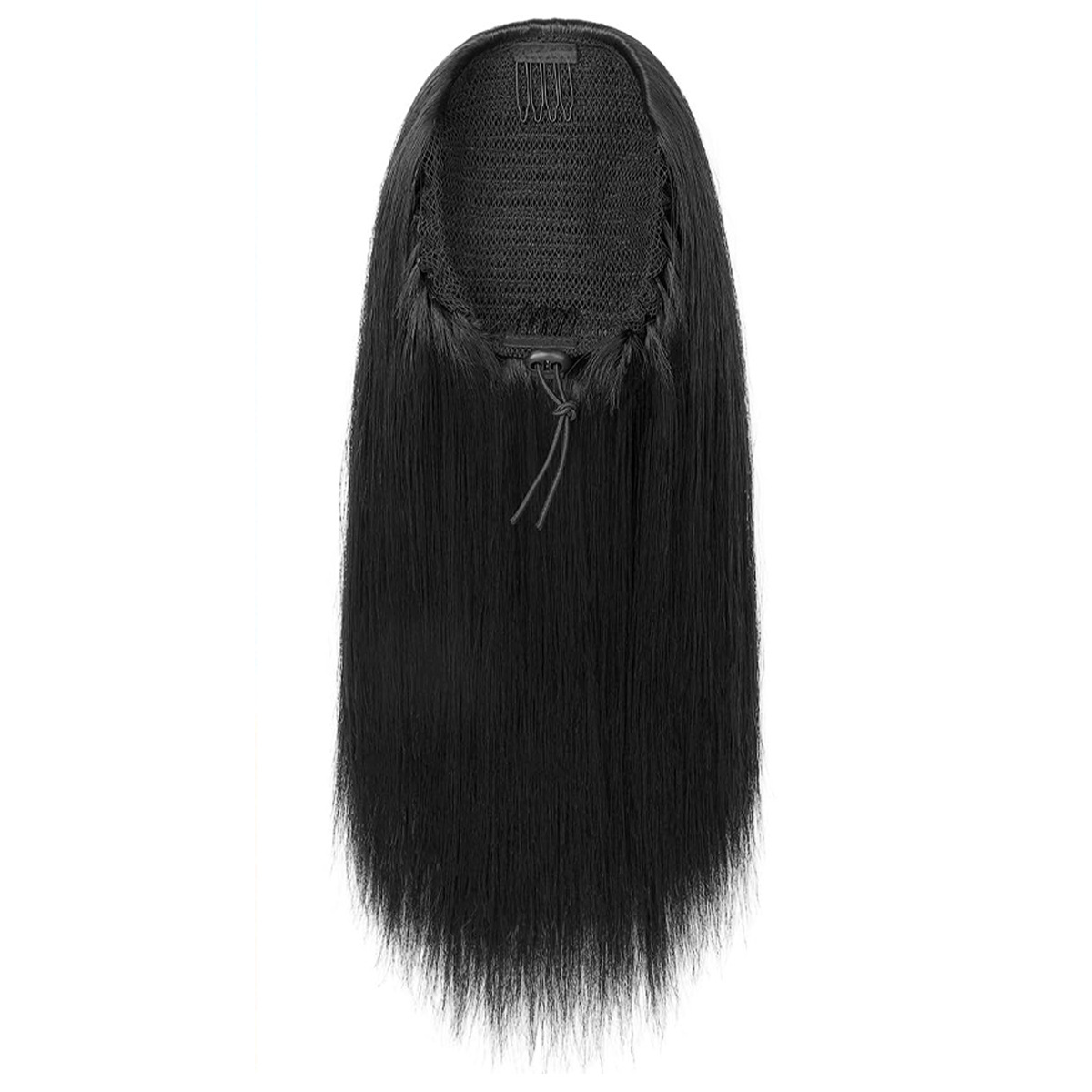Fluffy Straight Natural Simulated Ponytail Wig