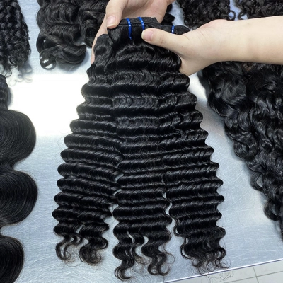 Human Hair Deep Wave Wig 02