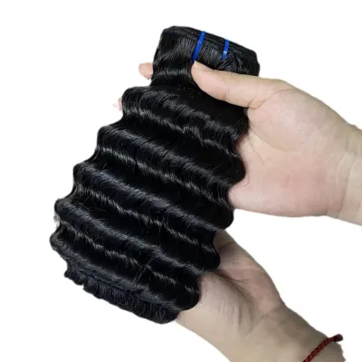 Human Hair Deep Wave Wig 01