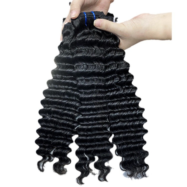 Customized Wig Hair Curtain Wavy Curly Human Hair