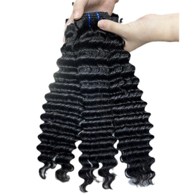 Customized Wig Hair Curtain Wavy Curly Human Hair 01