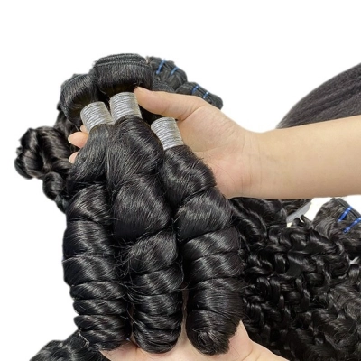 Full Human Hair Wig for Women with Long Curly Hair 01