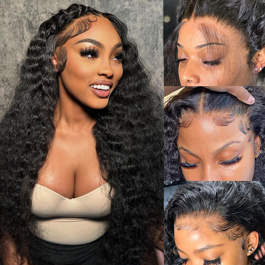 Customized Wigs Full Human Hair Wig Headgear