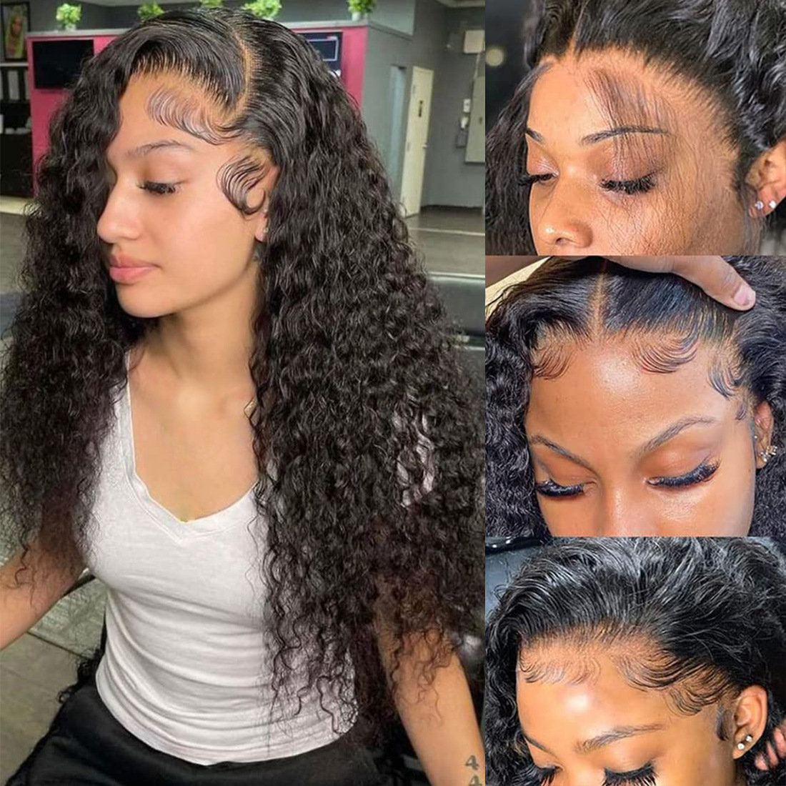 Customized Wigs Full Human Hair Wig Headgear